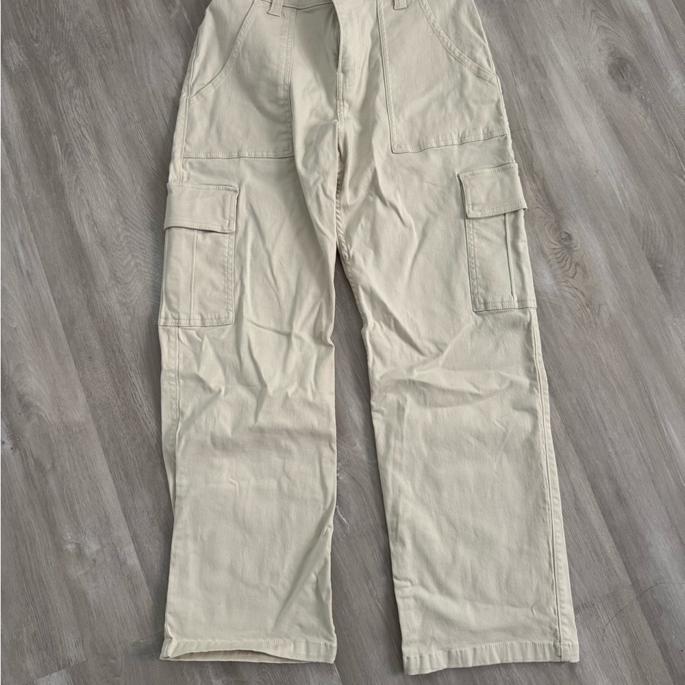 High rise utility dad pants